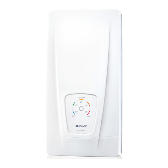 clage DCX Next Instrucciones De Uso E Instalación