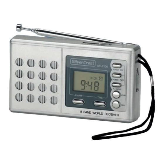 Silvercrest WE-2100 Manual Del Usuario