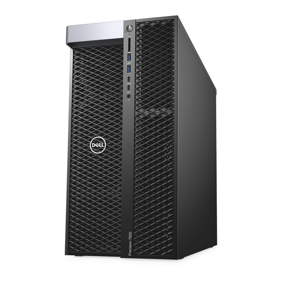 Dell Precision 7920 Manual Del Propietário