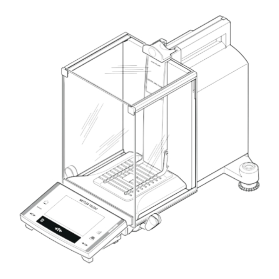 Mettler Toledo XS Serie Instrucciones De Manejo