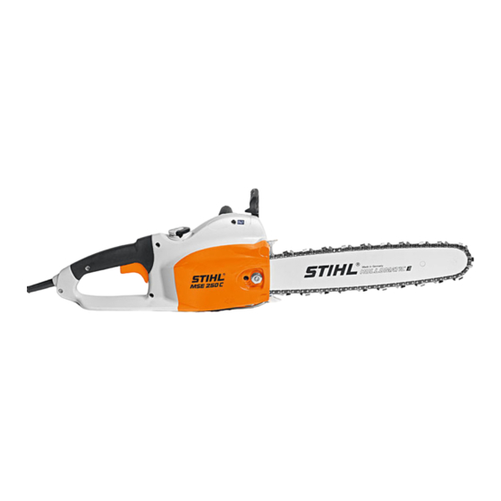 Stihl MSE 250 C Manual De Instrucciones