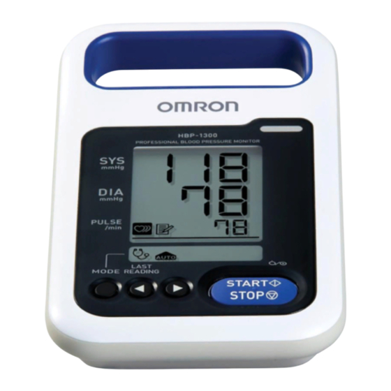 Omron HBP-1300 Manual De Instrucciones