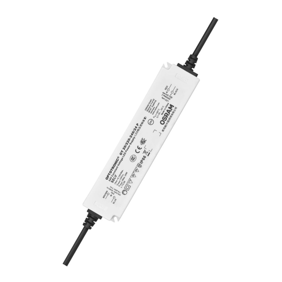 Osram OPTOTRONIC OT 20/220-240/24 P Manual De Instrucciones