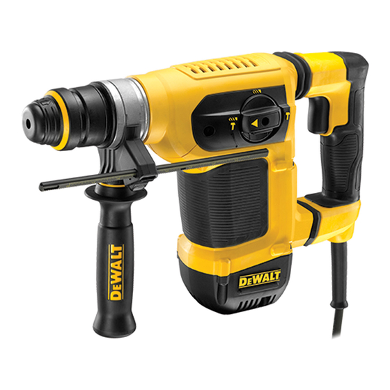 DeWalt D25413 Manual De Instrucciones