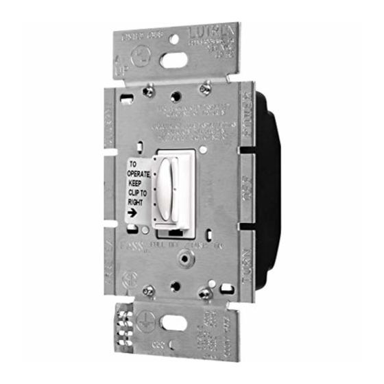 Lutron faedra FA-600 Manual De Instrucciones