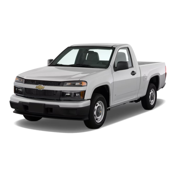 Chevrolet Colorado 2011 Manual Propietario
