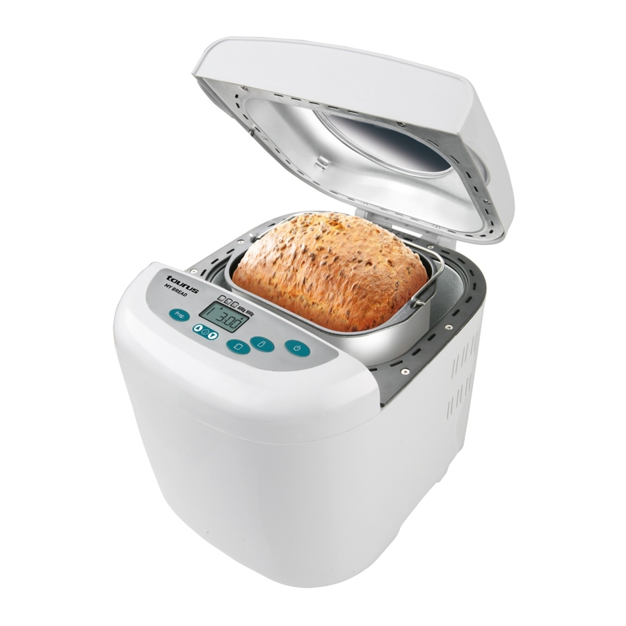 Taurus My Bread Manual De Instrucciones