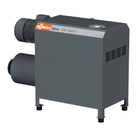BUSCH MINK MV 1202 A Manual De Instrucciones