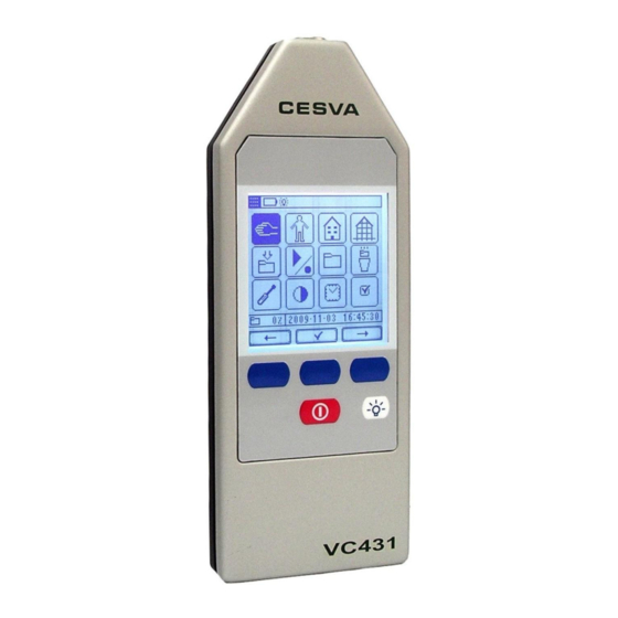 CESVA VC431 Manual Del Usuario