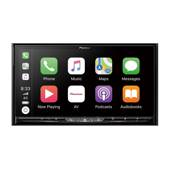 Pioneer AVH-Z9250BT Manual De Instrucciones