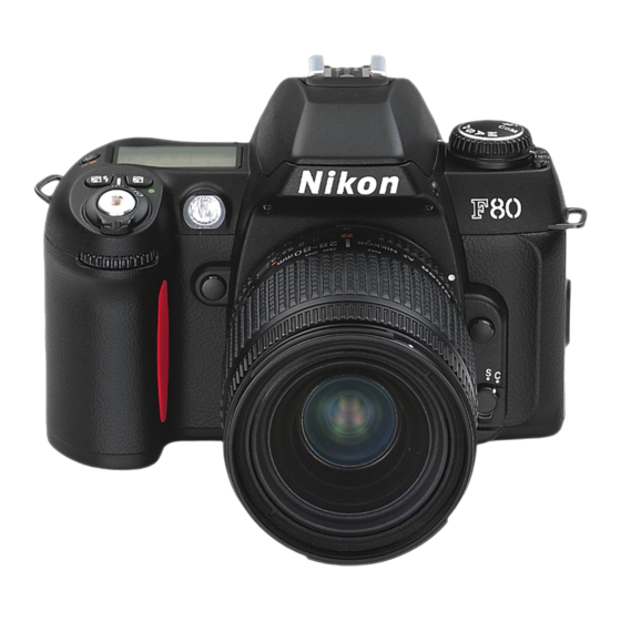 Nikon F80 Manual De Instrucciones