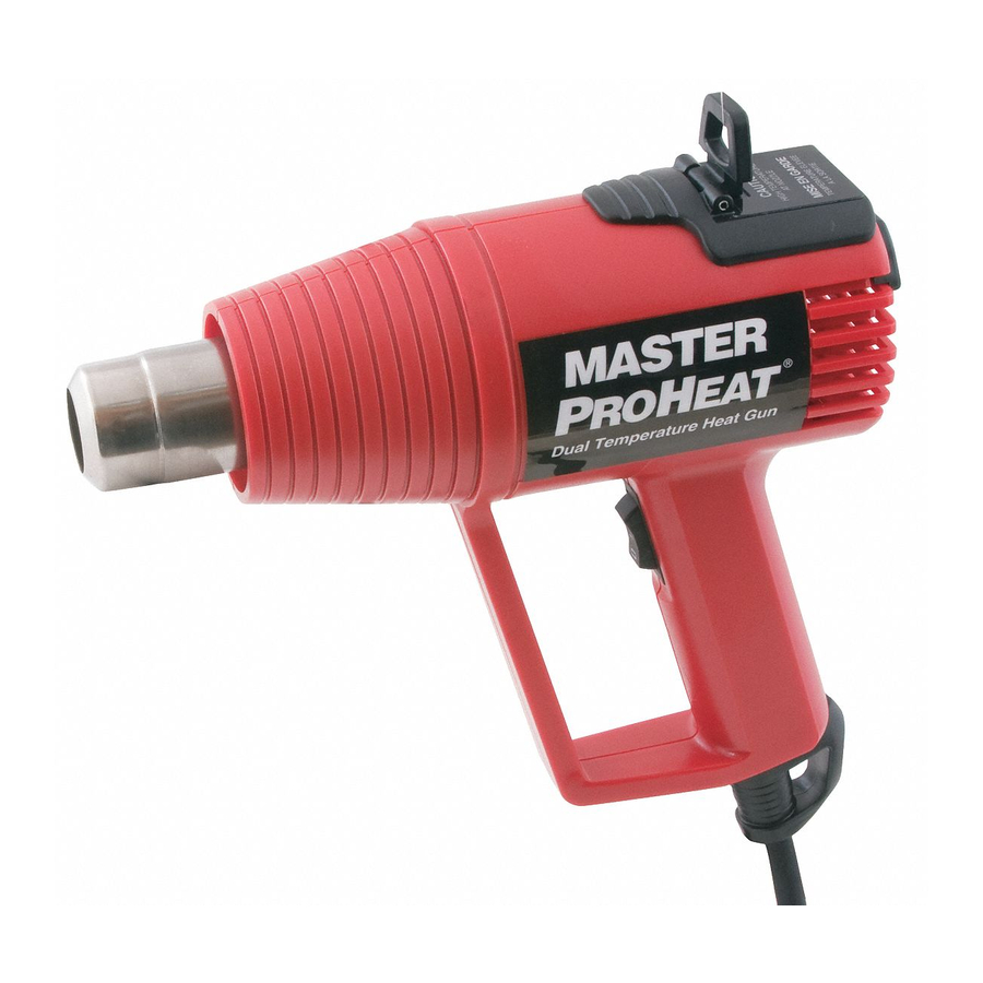 Master Appliance Master Heat Gun Manual De Instrucciones
