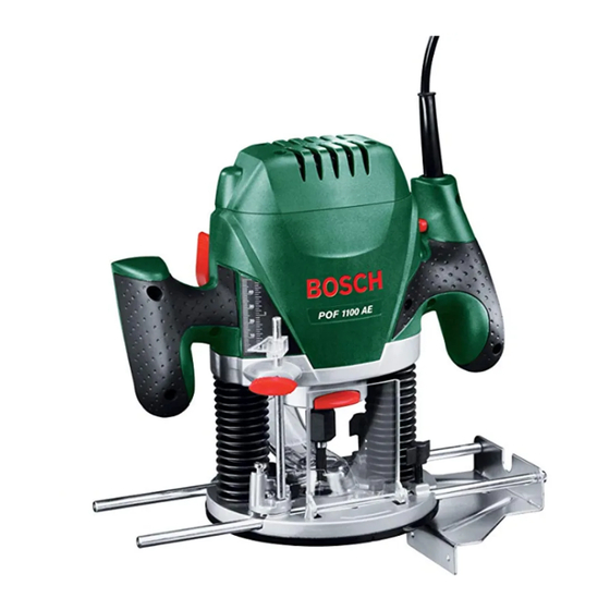 Bosch POF 1100 AE Instrucciones De Servicio