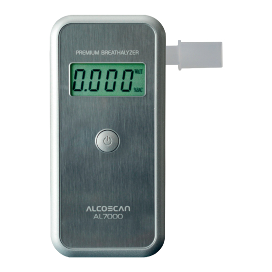 Alcoscan AL7000 Manual Del Usario