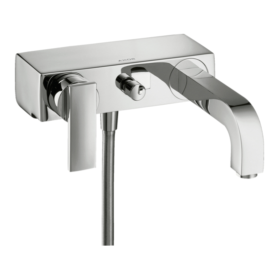 Hansgrohe AXOR Citterio 39400 Serie Manuales