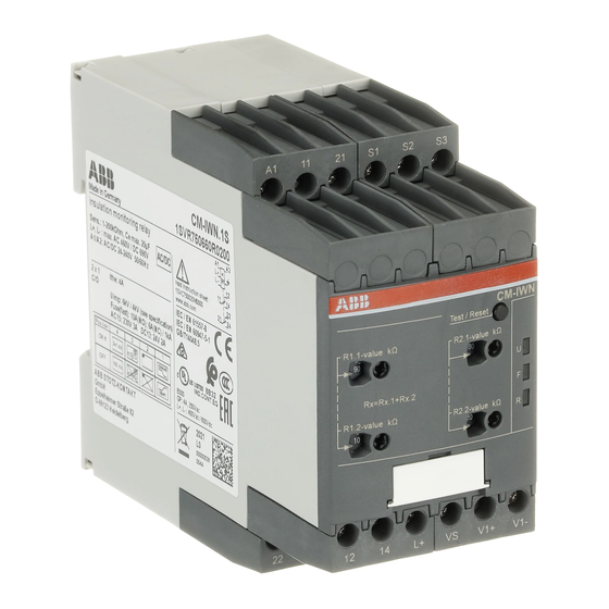 ABB CM Serie Instrucciones De Servicio