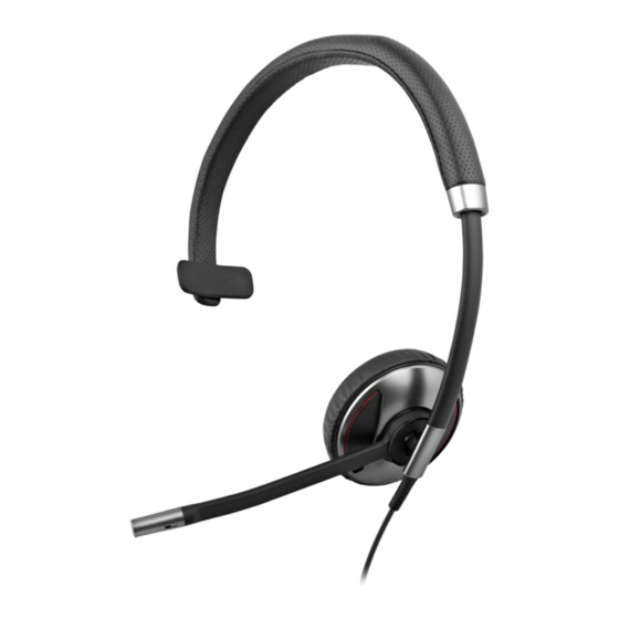 Plantronics Blackwire C710 Guia Del Usuario
