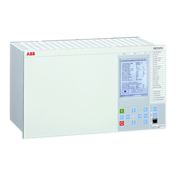 ABB Relion 670 Serie Guía Del Producto