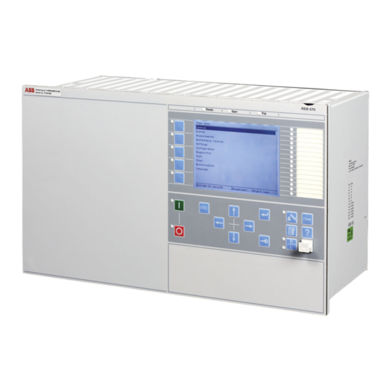 ABB Relion 670 Serie Manual De Aplicaciones