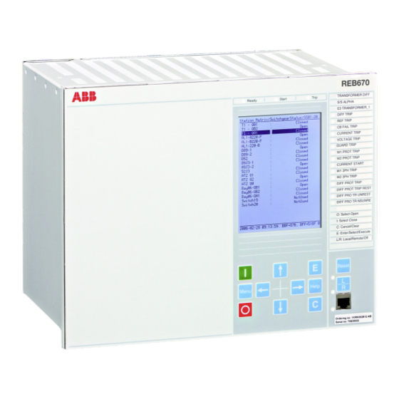 ABB Relion 670 Serie Guía Del Producto