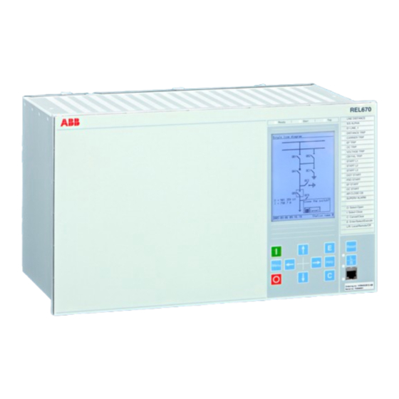ABB Relion 670 Serie Guía Del Producto