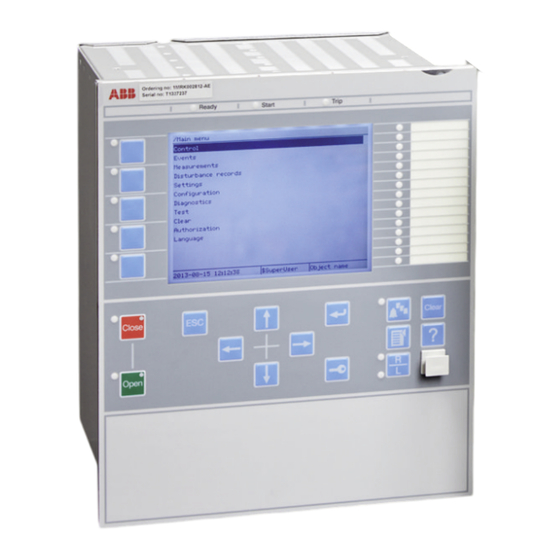 ABB Relion 670 Serie Guía De Producto