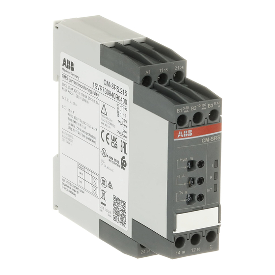 ABB CM Serie Instrucciones De Servicio Y De Montaje