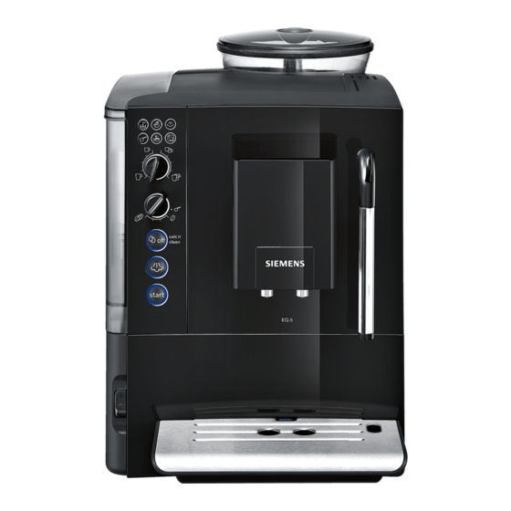 Siemens TE501 Serie Instrucciones De Uso