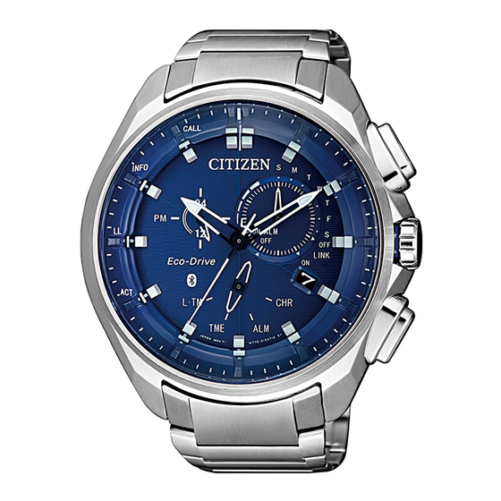 Citizen W770 Manual De Instrucciones