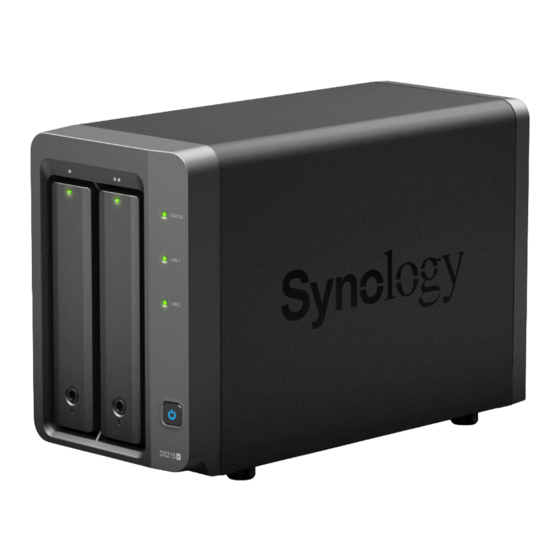 Synology DiskStation DS215+ Manuales