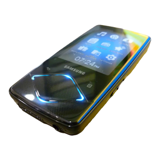 Samsung YP-Q1 Manual De Instrucciones