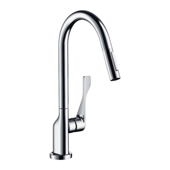 Hansgrohe AXOR Citterio 39835 Serie Manuales