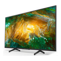 Sony BRAVIA 55X807H Guía De Referencia