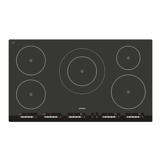 Siemens EH9SK1 Serie Instrucciones De Uso