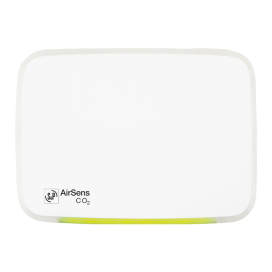 S&P AIRSENS RF CO2 Manual De Instrucciones