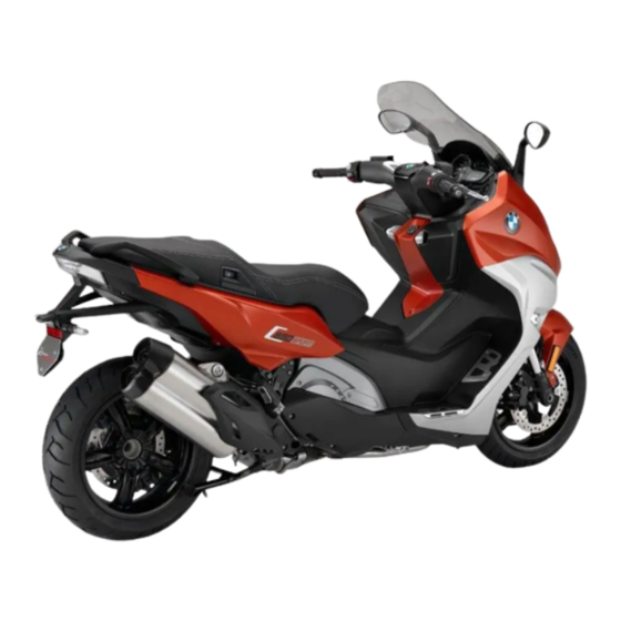 BMW C 650 Sport Manual De Instrucciones