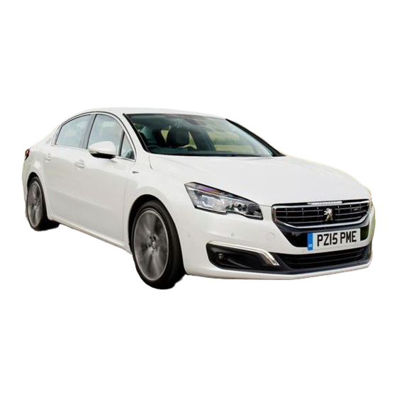 PEUGEOT 508 2014 Manuales