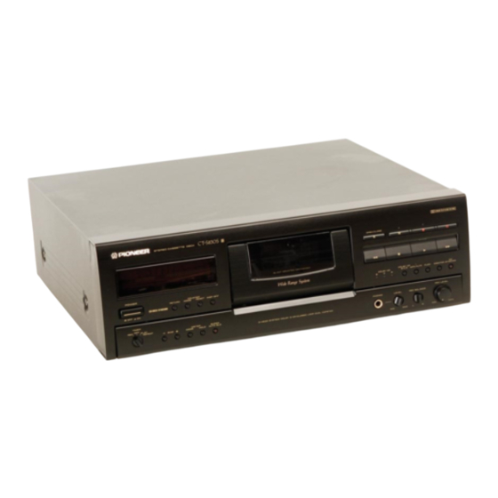Pioneer CT-S830S Manual De Instrucciones