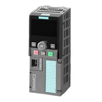 Siemens SINAMICS G120P Cabinet Instrucciones De Servicio