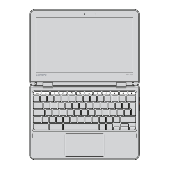 Lenovo Yoga N23 Chromebook Guía De Configuración