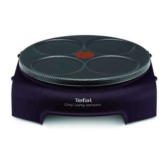 TEFAL Crep'Party Manual Del Usuario