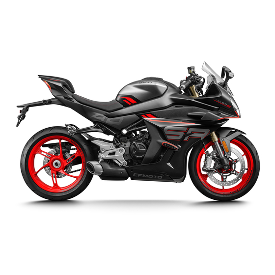 CF MOTO 450SR S Manual Del Usuario