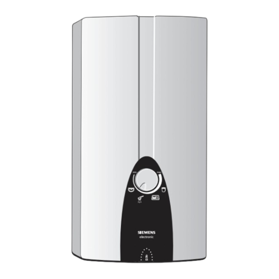 Siemens DE 12400 Instrucciones De Instalación