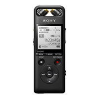 Sony PCM Serie Guia De Ayuda