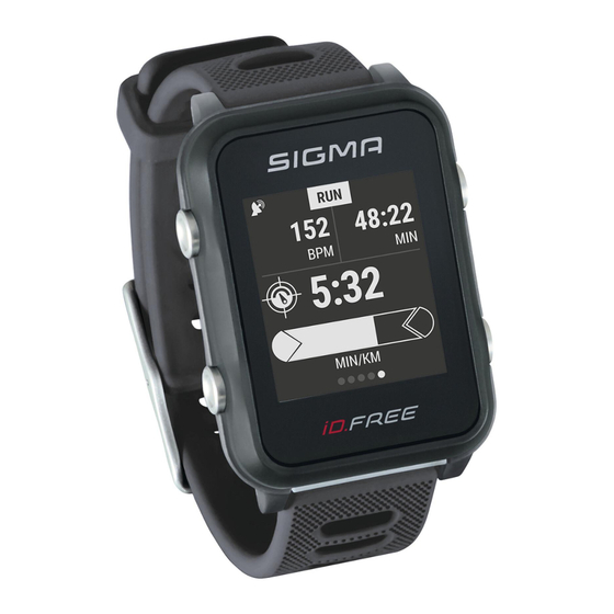 Sigma iD.FREE Manual Del Usuario