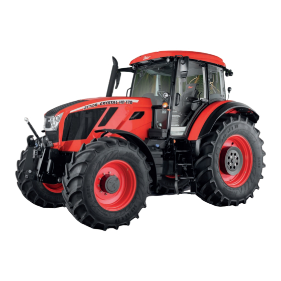 Zetor CRYSTAL HD 150 Instrucciones Para El Manejo Y El Mantenimiento