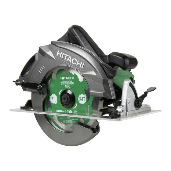 Hitachi C 7UR Manuales