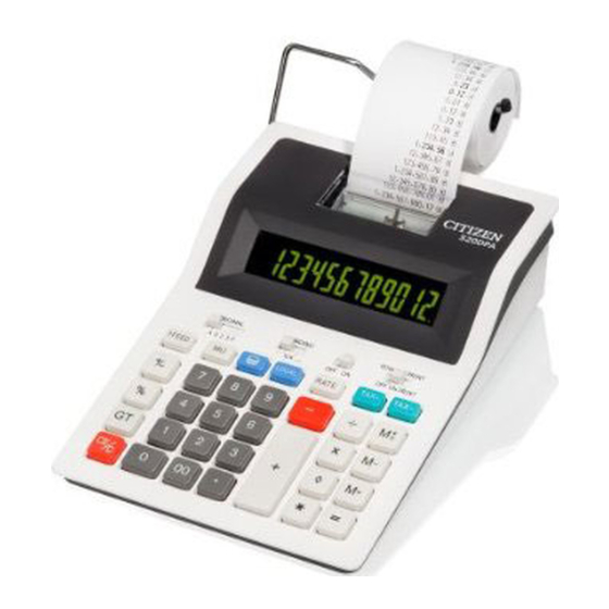 Citizen 520DPA Manual De Instrucciones