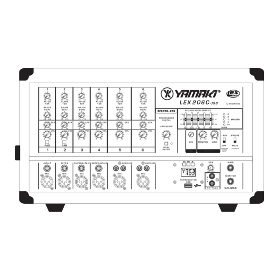 YAMAKI LEX206C USB Manual Del Usuario