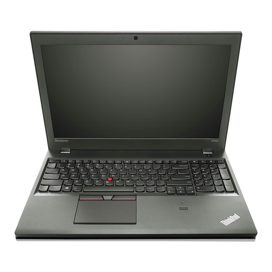 Lenovo ThinkPad T550 Guia Del Usuario